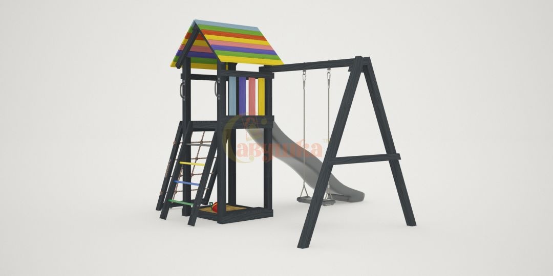 Детская площадка Савушка 7 BLACK EDITION